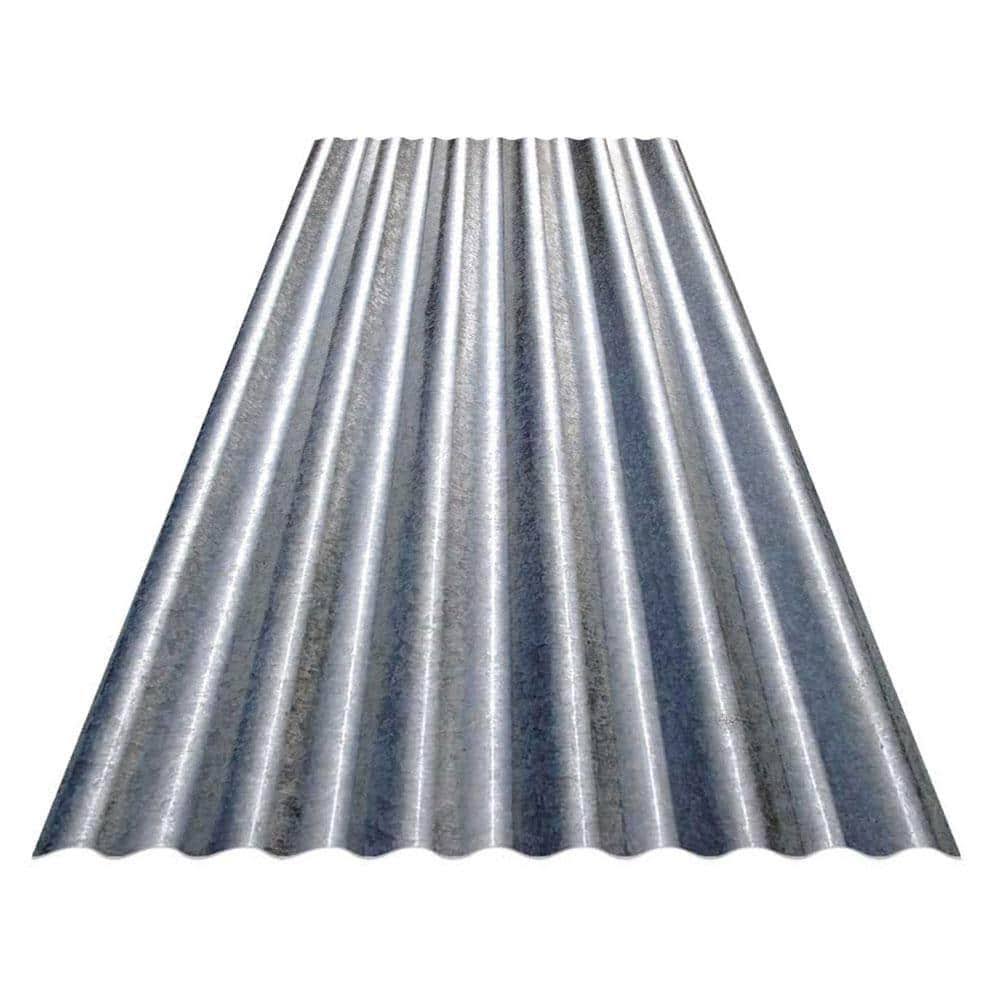 Gibraltar Building Products CR12G - U 12 ft. Corrugated Galvanized Steel 29 - Gauge Roof Panel